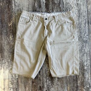 2 for $20 sale: Vans off the walk long tan lightweight shorts - 34